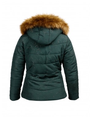 Girls Jacket Quilted Wild Green